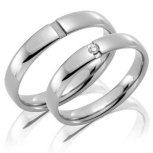 Forlovelsesring/giftering i titan