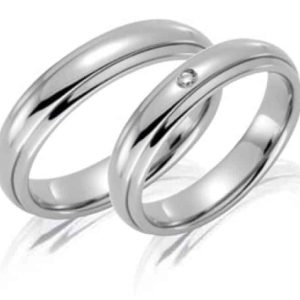 Forlovelsesring/giftering i titan