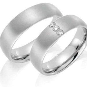 Forlovelsesring/giftering i titan