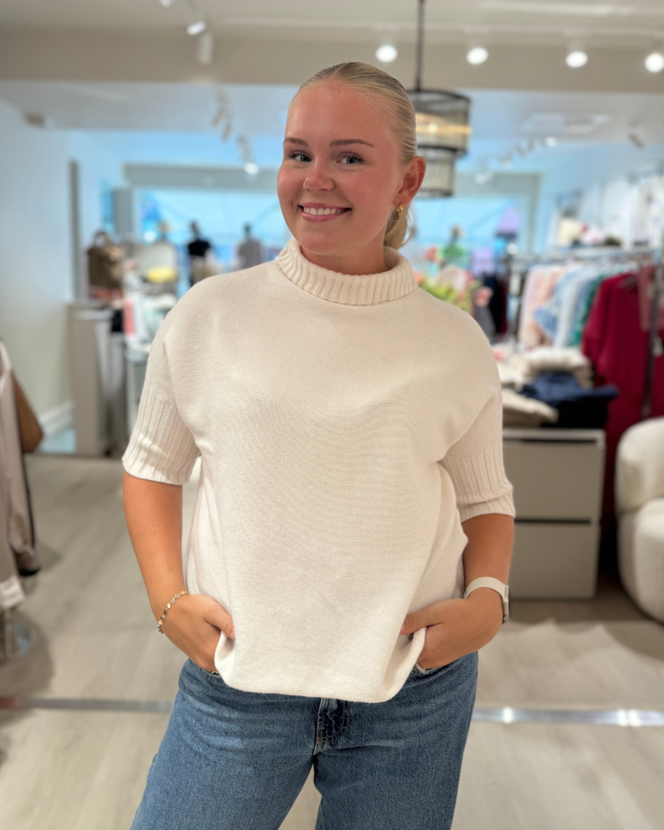 Turtleneck Sweat – Panna - Image 2