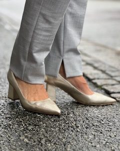 KMB Golden Pumps