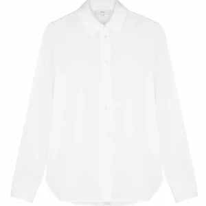 Stretch-Silk Blouse | White